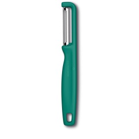 Victorinox Pelaverdure Iota lama dentellata doppio taglio verde