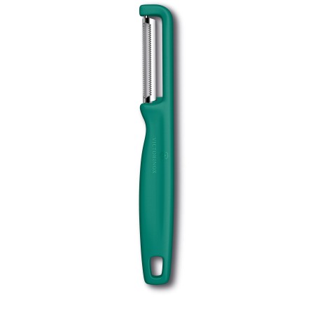 Victorinox Pelaverdure Iota lama dentellata doppio taglio verde