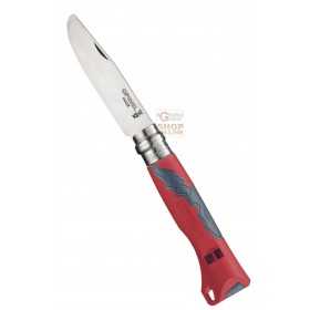 OPINEL KNIFE IN STAINLESS STEEL VRI N. 7 OUTDOOR JUNIOR RED