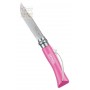 OPINEL COLTELLO INOX N. 7 MANICO BARODEUR COLORE ROSA-FUXIA CON