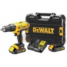 DEWALT DRILL WITH 3 LITHIUM BATTERIES 18V 1,5 AH TO IMPACT