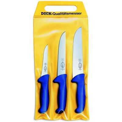 DICK SET PROFESSIONAL BUTCHER KNIVES 3 PIECES MADE IN GERMANY