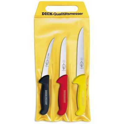DICK SET COLTELLI DA MACELLAIO PER DISOSSO 3 PEZZI