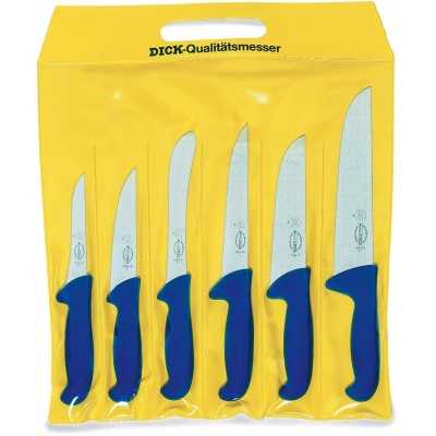 DICK SET COLTELLI DA MACELLAIO PEZZI 6 ERGOGRIP PROFESSIONALE