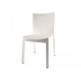 DIMAPLAST SEDIA IN RESINA RHATTAN PANAREA COLORE BIANCA 