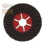 DISCO ABRASIVO SEMIFLESSIBILE DIAMETRO 115 GR. 24 