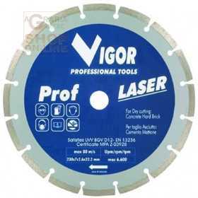 PROF-LAS SECTOR DIAMOND DISC WITHOUT FLANGE DIAM. MM. 230