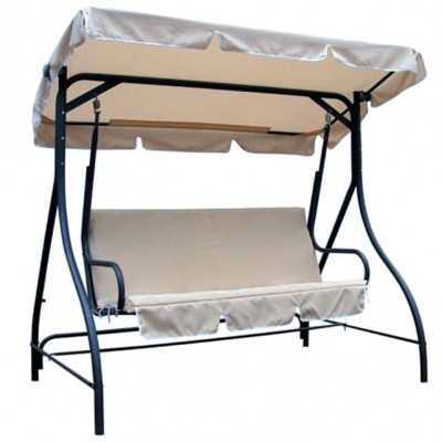 3-SEATER ROMANTIC STEEL SWING