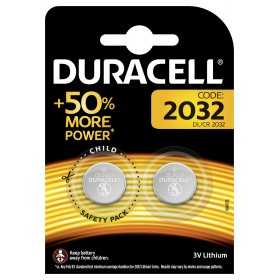 DURACELL BATTERY WITH BUTTON CR2032 PZ. 2