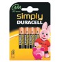 DURACELL BATTERIA MINI STILO PZ 4 