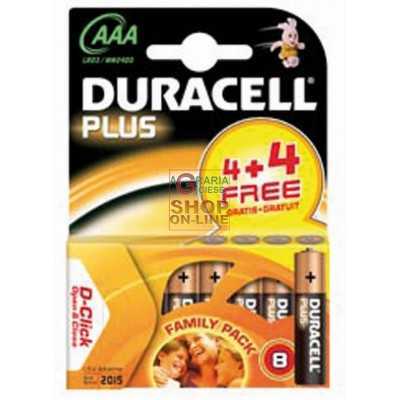 DURACELL FLEECE MINISTILO PLUS DURALOCK PZ. 4 + 4 MN 2400 PLUS