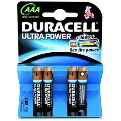 DURACELL ULTRA-POWER ALK FLEECE. 4 PIECES MINI STILO AA 2400