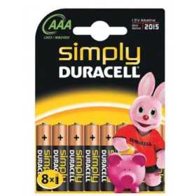 DURACELL SIMPLY MINISTILE ALKALINE 8 PCS. MN240