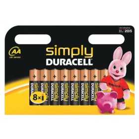 DURACELL SIMPLY ALKALINE STYLE 8 PCS. MN150