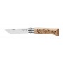OPINEL COLTELLO INOX N. 8 MANICO GRAVURE SKI 