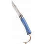 OPINEL KNIFE STAINLESS STEEL N.7 BARODEUR AZUR HANDLE WITH STRAP