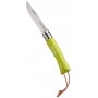 OPINEL COLTELLO INOX N.7 MANICO BARODEUR POMME CON LACCETTO 