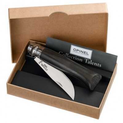 OPINEL COLTELLO INOX VRI N. 8 MANICO IN EBANO 