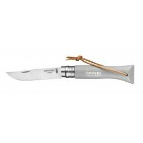 OPINEL KNIFE N. 6 INOX WITH NUAGE HANDLE WITH STRAP