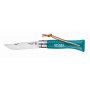OPINEL COLTELLO N. 6 INOX CON MANICO TURQUOISE CON LACCETTO 