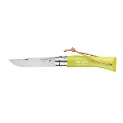 OPINEL KNIFE N. 7 STAINLESS STEEL WITH ANIS HANDLE WITH STRAP