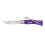 OPINEL COLTELLO N. 7 INOX CON MANICO VIOLET CON LACCETTO 
