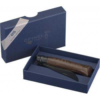 OPINEL INOX N. 8 BLACK EDITION WENGE WITH MATT BLACK BLADE