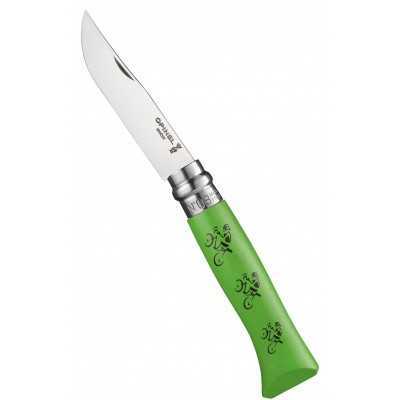 OPINEL INOX N. 8 TOUR DE FRANCE MAILLOT VERT KNIFE