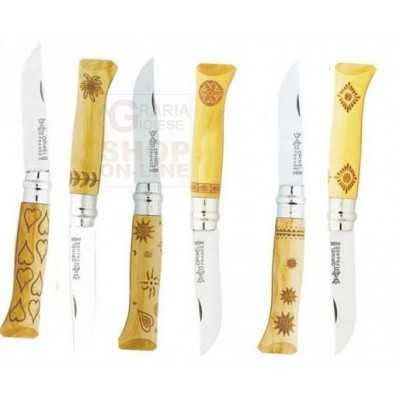 OPINEL SET 6 KNIVES N. 8 INOX COLLECTION LEGENDES MONTAGNES