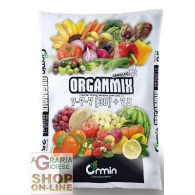 ORGANMIX CONCIME ORGANO MINERALE 7.7.7 (30) +7,5 KG. 25 