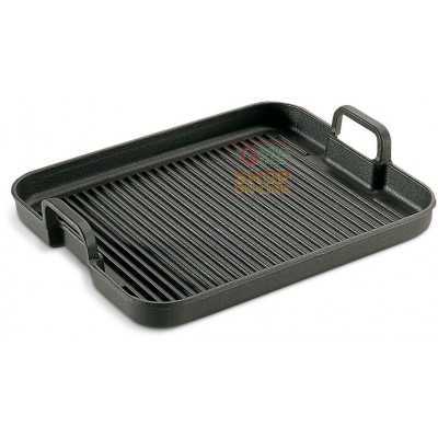 FERRABOLI CAST IRON STEAK PAN WITH HANDLES cm. 41x33