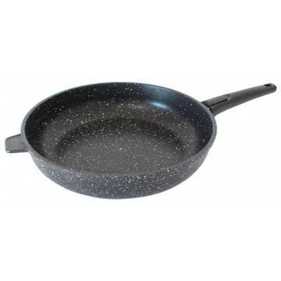 High non-stick black volcanic stone pan cm. 28