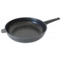High non-stick black volcanic stone pan cm. 28