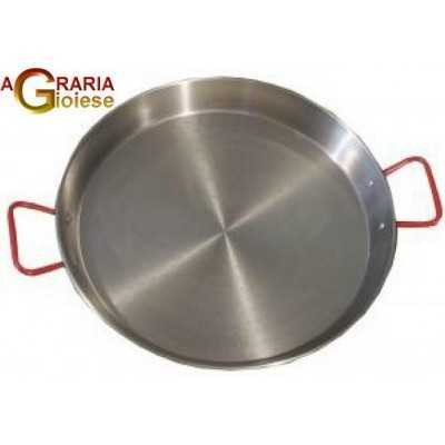 PAIELLA ORIGINAL REBER PAN IN POLISHED IRON WITH HANDLES DIAM.