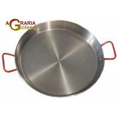 PAIELLA ORIGINAL REBER PAN IN POLISHED IRON WITH HANDLES DIAM.