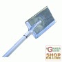 IRON OVEN SHOVEL WITH ALUMINUM HANDLE