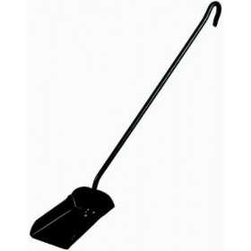 FIREPLACE SHOVEL FOR FIRE IRON HANDLE WITH HOOK CM. 65x11