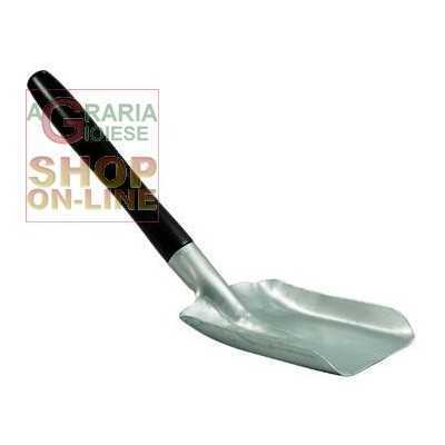 SCOOP FOR COAL WITH WOODEN HANDLE CM. 11X17