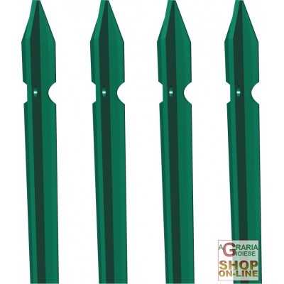PALETTO PLASTIFICATO PER RETE H. CM. 200 T 30X3 KG. 2,5 