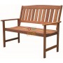 WOODEN BENCH MOD. AURA WITH BACKREST 120x66x93H