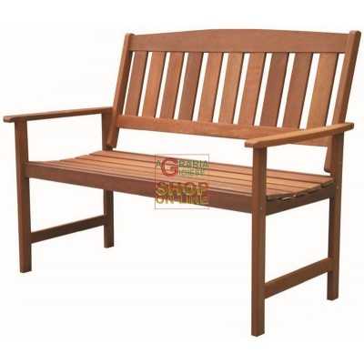 WOODEN BENCH MOD. AURA WITH BACKREST 120x66x93H
