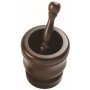 MORTAR BREAD GLASS IN WALNUT WOOD CM. 16x15