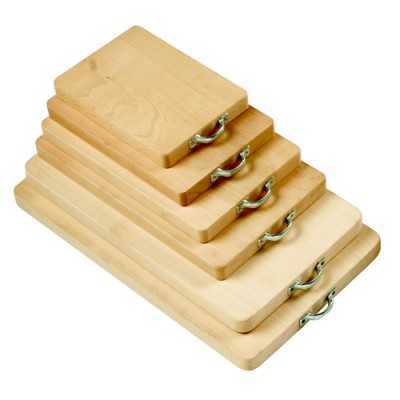 PANETTA TAGLIERE IN LEGNO DI FAGGIO CON MANIGLIA CM. 40x24x3 