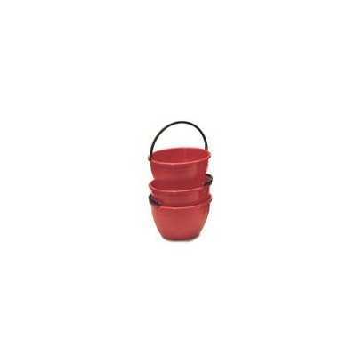 BASKET ROUND BASKET LT. 16 WITH ICS PLASTIC HANDLE