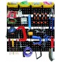PERFORATED PANEL IN PLASTIC EXPO TRAYS WITH HOOKS CM. 50 X 50