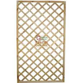 GRILLED PANEL IN WOOD IVY RECTANGLE CM. 90x180h.