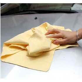 NATURAL SUEDE LEATHER CLOTH cm. 39x59