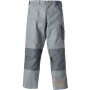 100% COTTON TROUSERS WITH POLYESTER FABRIC INSERTS COLOR GRAY