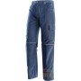 100% COTTON CANVAS TROUSERS COLOR BLUE TG S XXXL