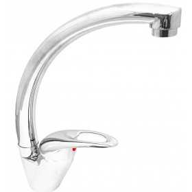 GLOBO SERIES SINGLE LEVER SINK MIXER HIGH SPOUT IN CHROMED BRASS
